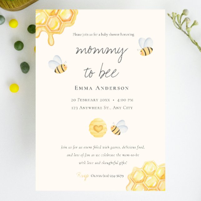 Rustic Mommy to bee Baby Shower Invitation (Creator Uploaded)