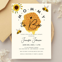 Rustic Mommy To Bee Gender Neutral Baby Shower 