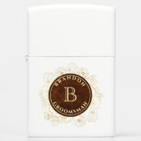 Rustic Monogram Groomsman