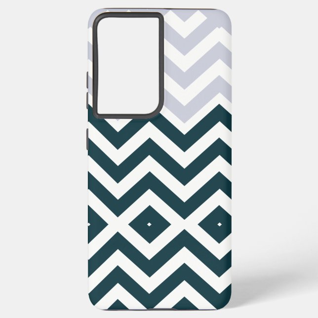 Rustic Monogram Groovy Chic  Samsung Galaxy Case (Back)