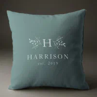 Monogram best sale accent pillow