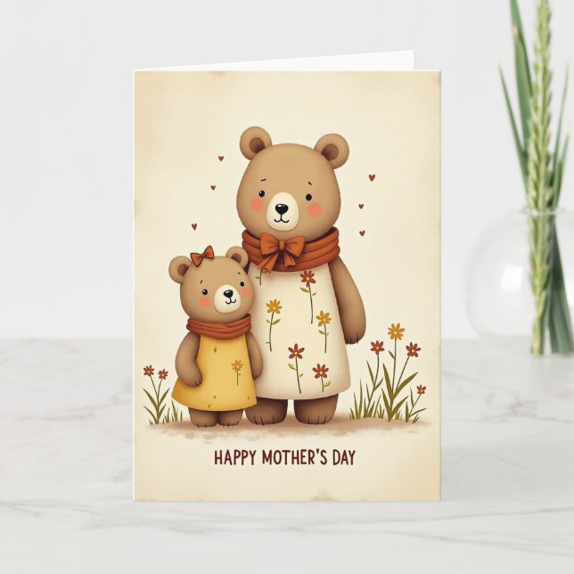 Rustic Mothers Day Art Card (Front)