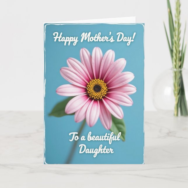Rustic Mothers Day Blossom Card (Front)