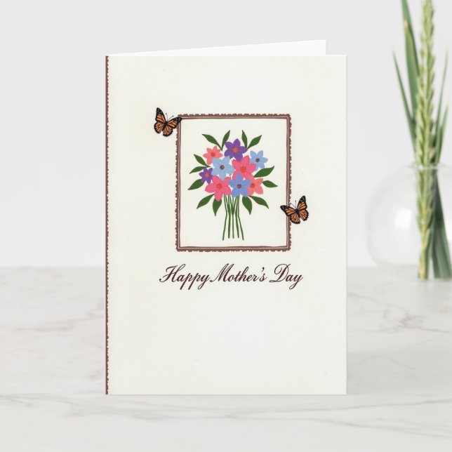 Rustic Mothers Day Card (Front)
