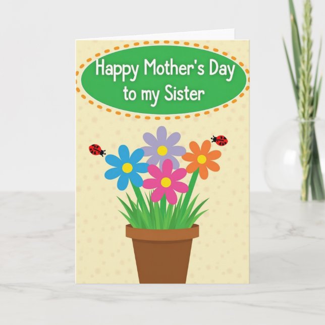 Rustic Mothers Day Graphic Card (Front)