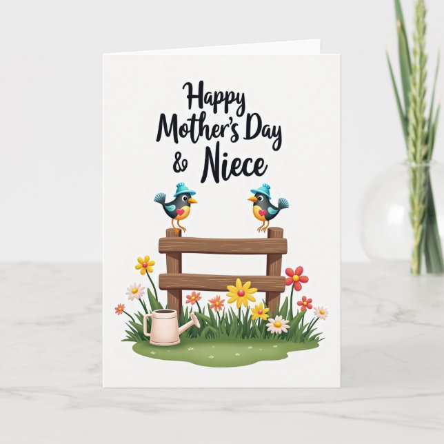 Rustic Mothers Day Love Card (Front)