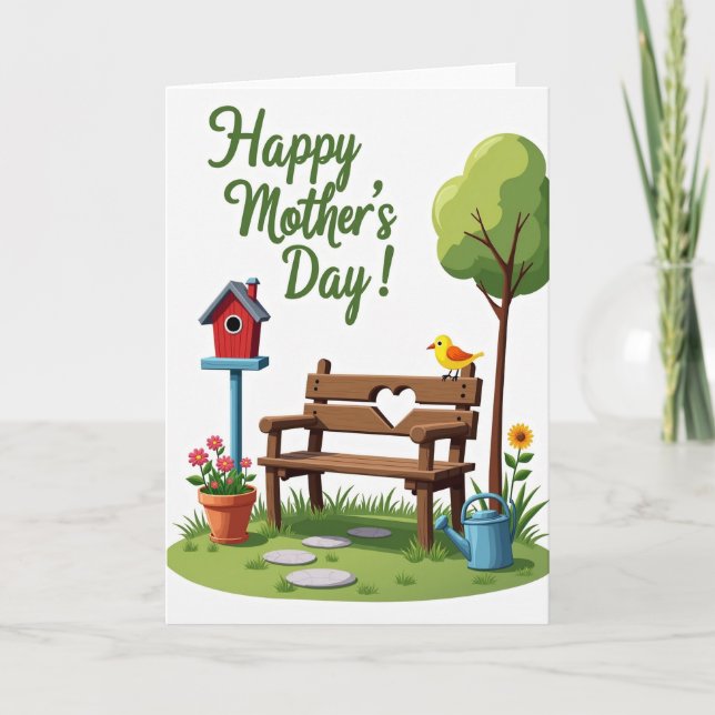 Rustic Mothers Day Park Card (Front)
