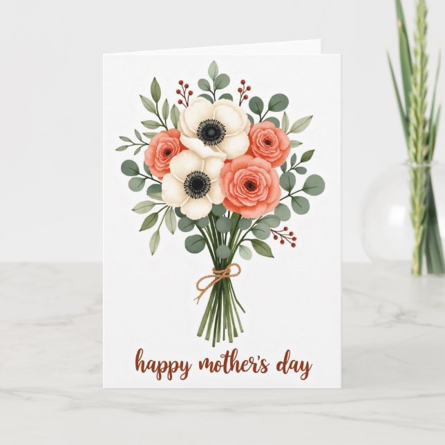 Rustic Mothers Day Twine Card (Front)
