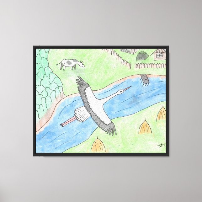 "Rustic motifs" Canvas Print (Front)