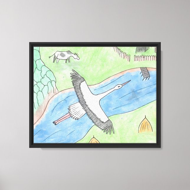 "Rustic motifs" Canvas Print (Front)