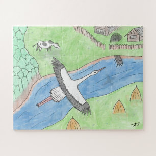 "Rustic motifs" Jigsaw Puzzle