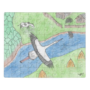 "Rustic motifs" Jigsaw Puzzle