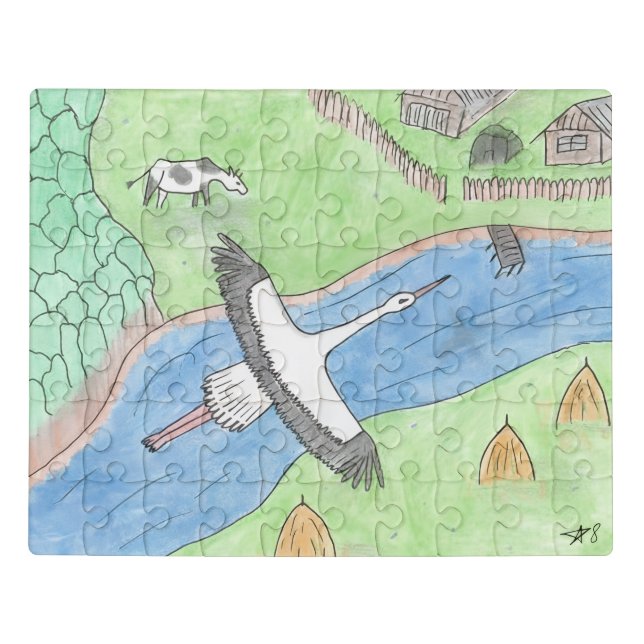 "Rustic motifs" Jigsaw Puzzle (Puzzle Horizontal)