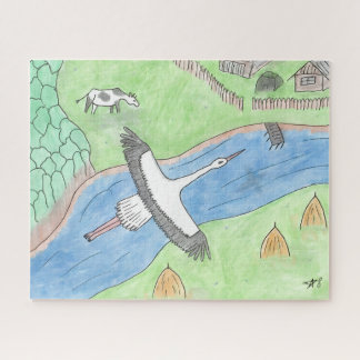 "Rustic motifs" Jigsaw Puzzle