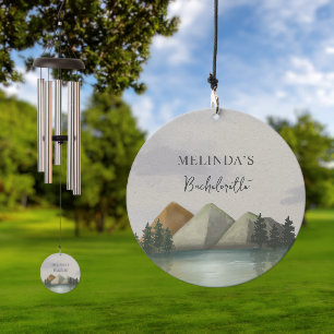 Rustic Mountain & Lake Bachelorette Weekend Wind Chime