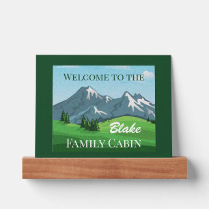 Rustic Mountain Landscape Family Cabin/Lodge  Picture Ledge