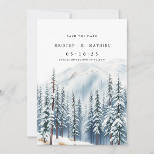 Rustic Mountain Save The Date