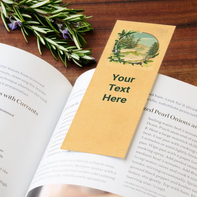 Rustic Mountain Scene Bookmarks (Book)