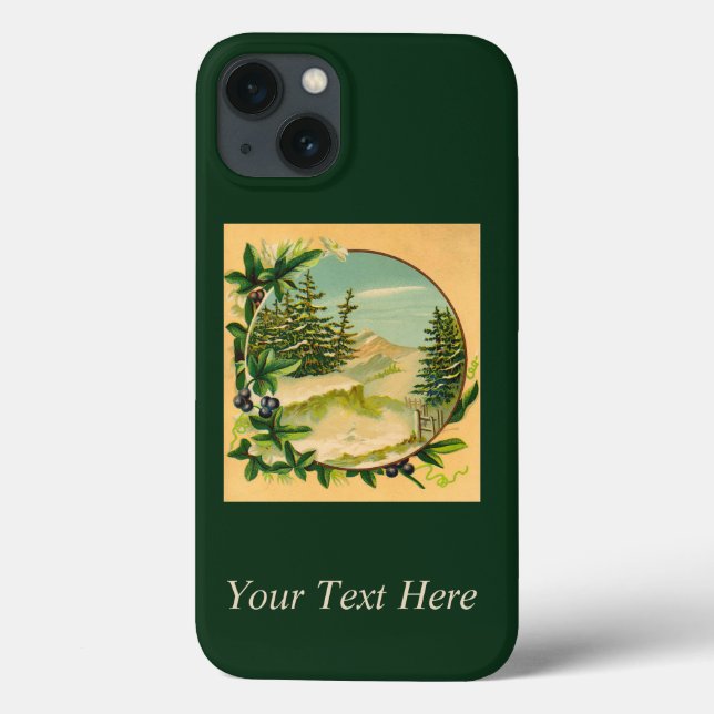 Rustic Mountain Scene Case-Mate iPhone Case (Back)