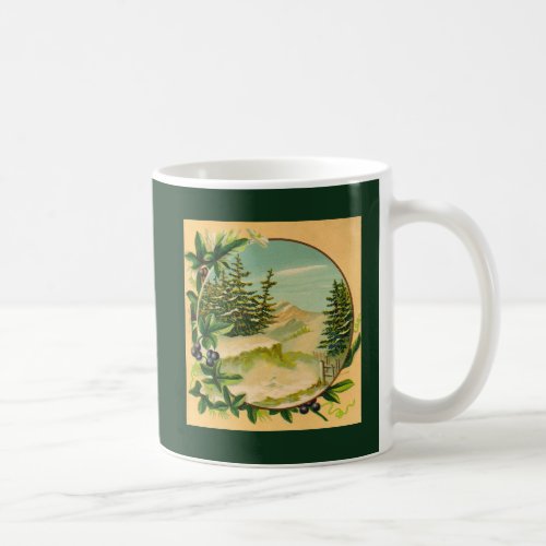 Rustic Mountain Scene Coffee Mug