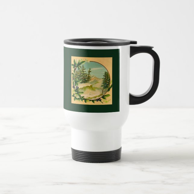 Rustic Mountain Scene Travel Mug (Right)