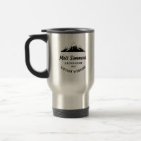 Rustic Mountain Wedding Groomsman Gift Modern Cool