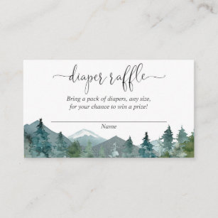 mountain themed baby shower invitations