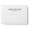 Rustic mountains forest envelopes for 5x7 card