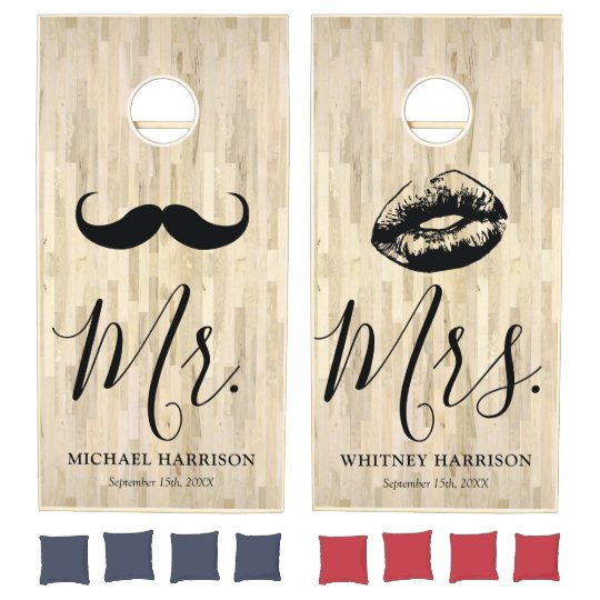 Rustic Mr &amp; Mrs Wedding Games | Zazzle.com