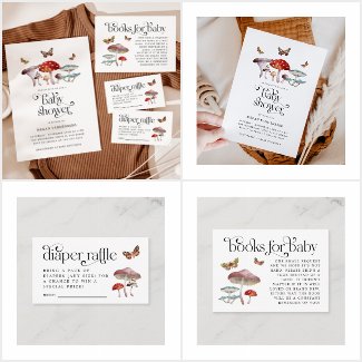 Rustic Mushroom Baby Shower 