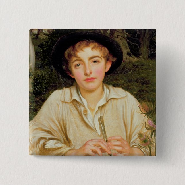 Rustic Music Pinback Button (Front)