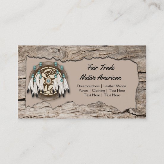 American Native Business Cards Zazzle