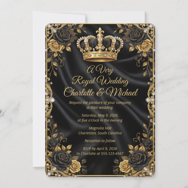 Rustic Natural Texture Wedding Invitation Earthy (Front)