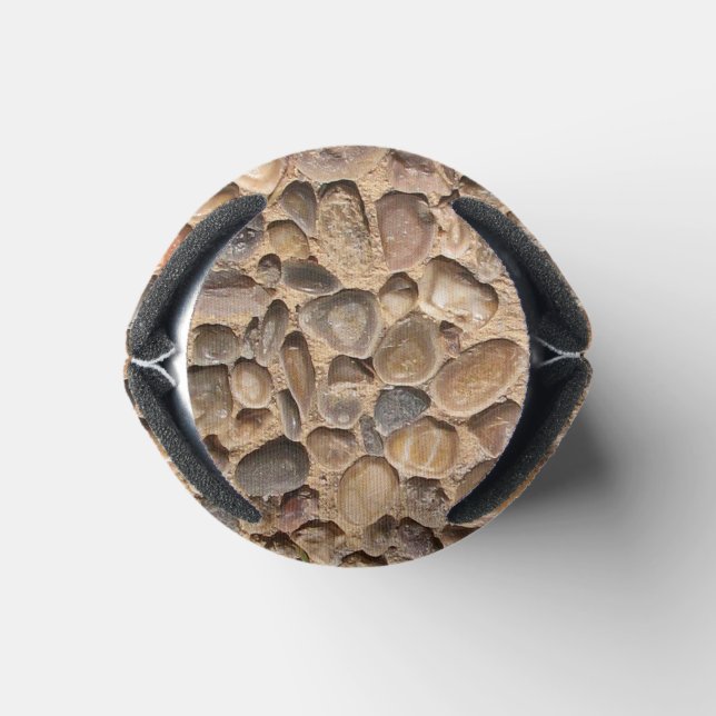 Rustic Nature Pebble Stones Photo Can Cooler (Bottom)