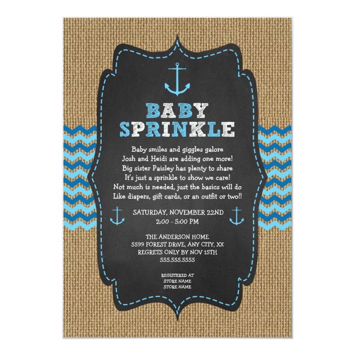 zazzle sprinkle invitations