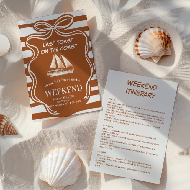 Rustic Nautical Bachelorette Invitation (Creator Uploaded)