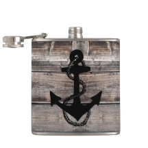 rustic nautical background with ANCHOR |