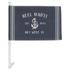 Rustic Nautical Dark Navy Anchor Boat Name