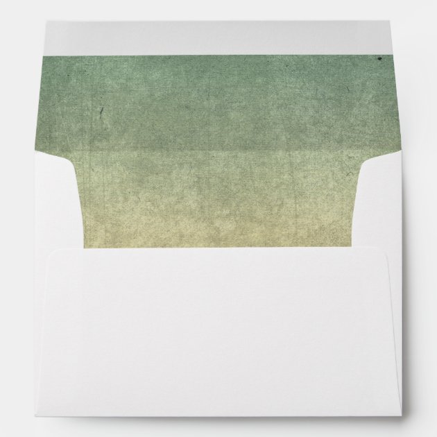 Rustic Nautical Grunge Texture Wedding Envelope