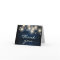 Rustic Navy Blue Wood String Lights