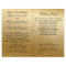 Rustic navy gold bookfold Wedding program