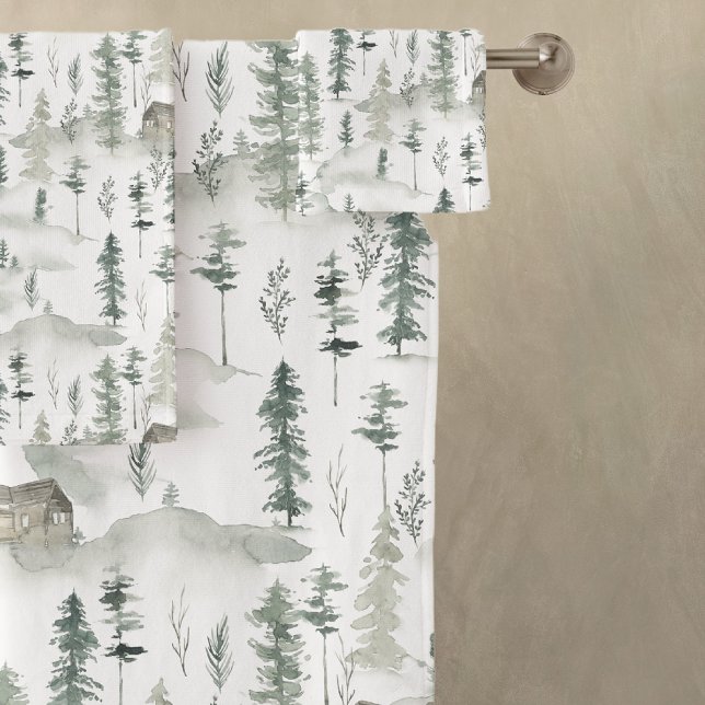 Rustic Neck of the Woods Cabin Bath Towel Set (Creator Uploaded)