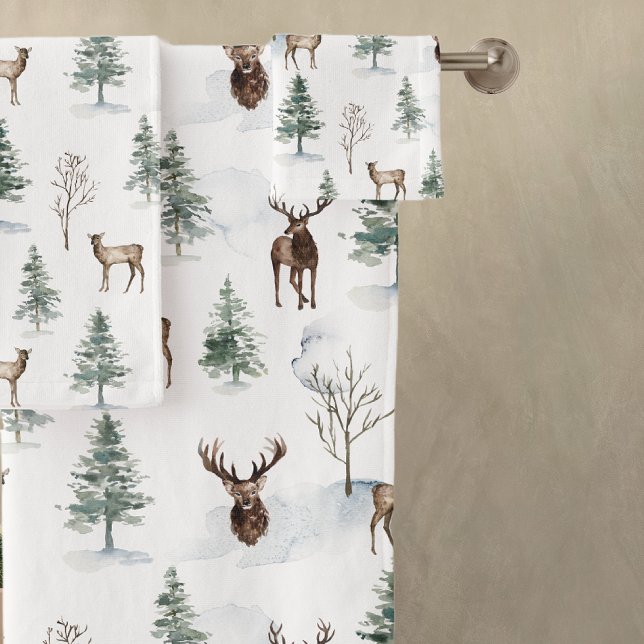 Rustic Neck of the Woods Forest Bath Towel Set (Creator Uploaded)