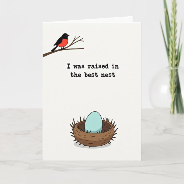 Rustic Nest Best Nest Card (Front)