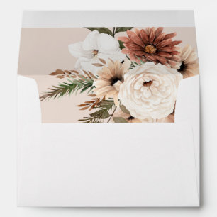 Rustic Neutral Boho Floral S2- Beige Envelope