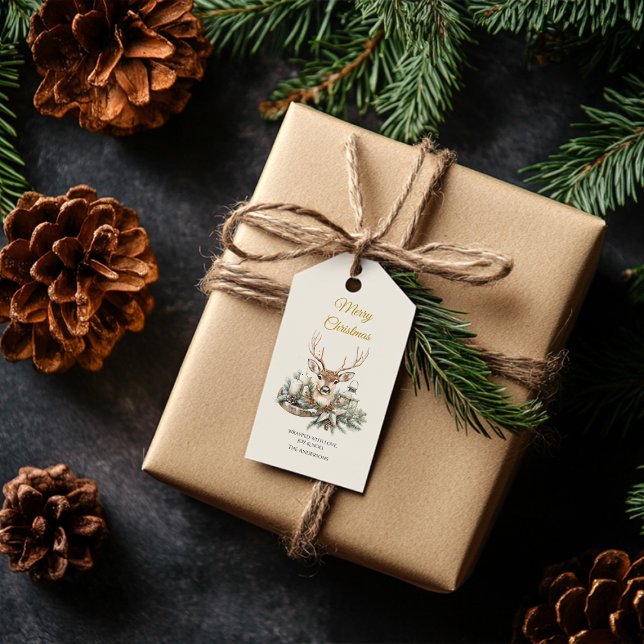 Rustic Noel Vintage Christmas Gift Tag Set (Creator Uploaded)