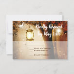 Rustic Oak Tree Fall Leaves Wedding Rsvp Cards at Zazzle