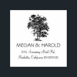 Rustic Oak Tree Heart Wedding Self-inking Stamp<br><div class="desc">Rustic tree - oak self inking stamps</div>