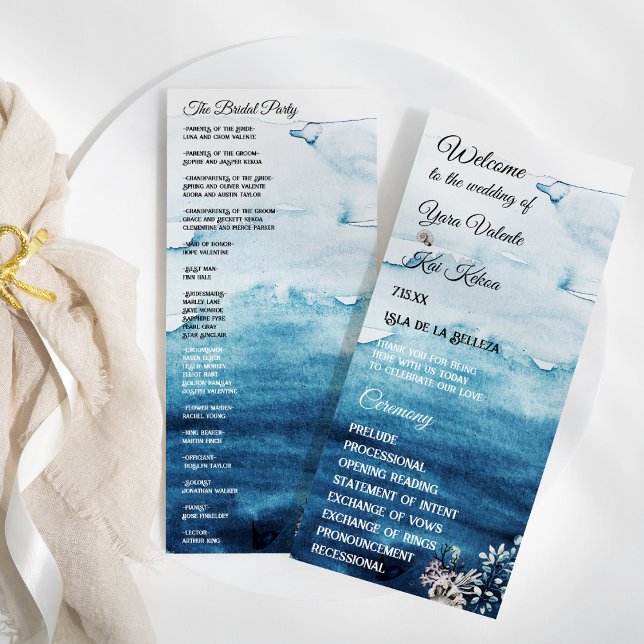 Rustic Ocean Bridal Party Flat Program (Creator Uploaded)