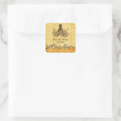 rustic octopus beach wedding  envelopes seals (Bag)